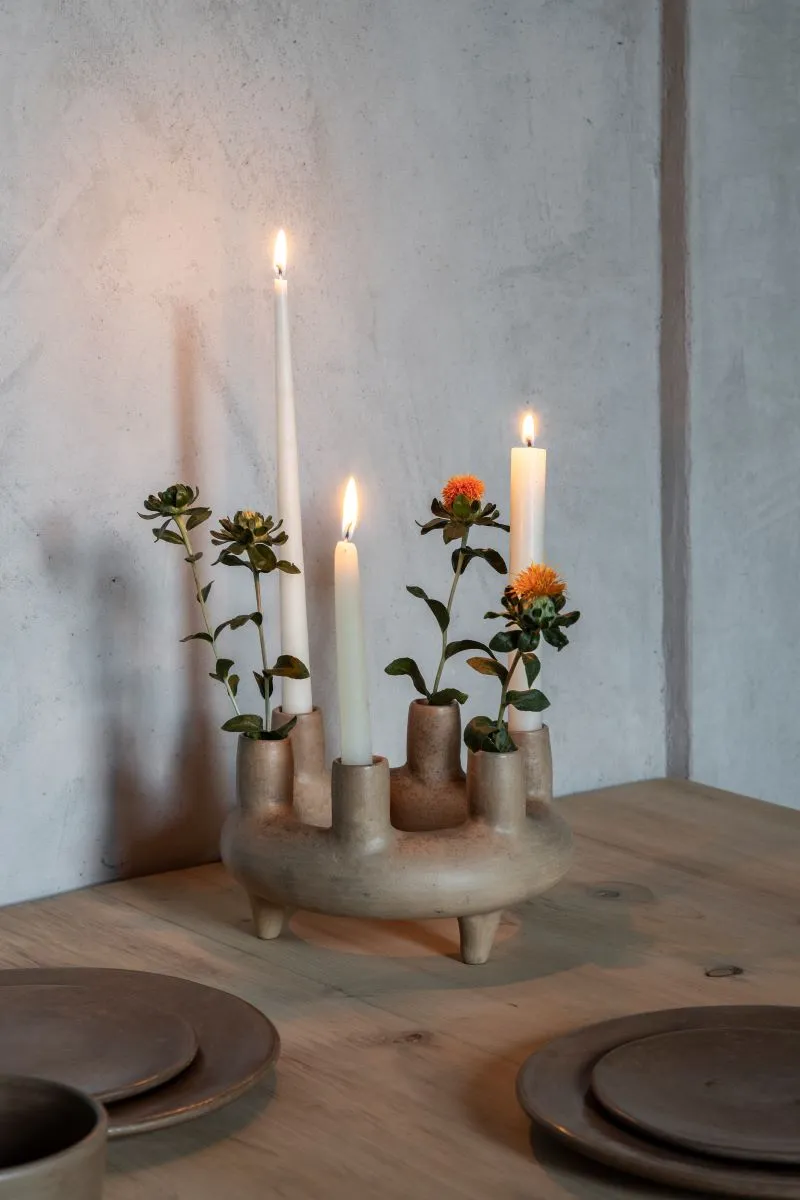 Bougeoir Coquihani – L’élégance artisanale de Oaxaca - Fait main - Déco bougies