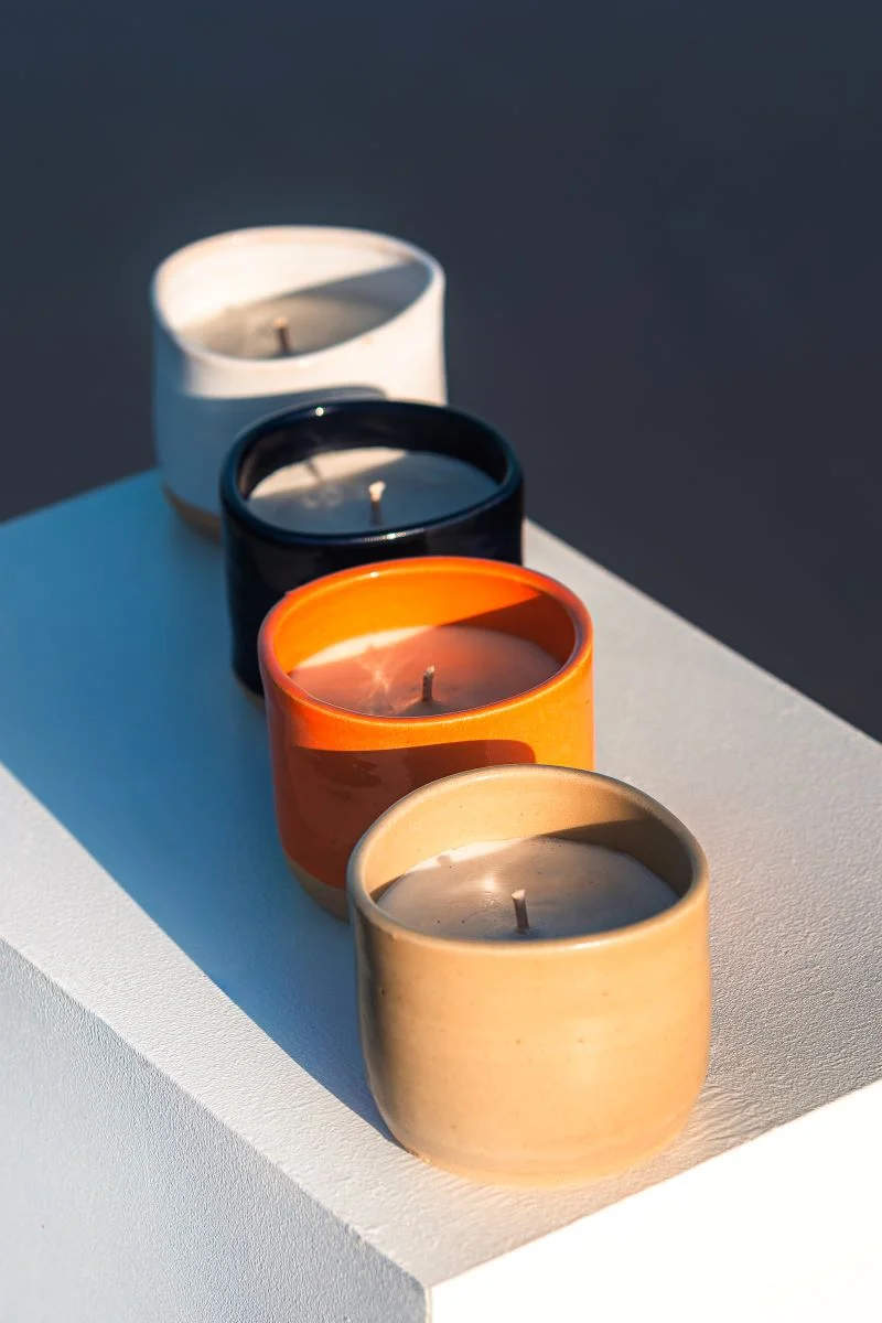 Bougie en Céramique | MUGUIE : Luxe Artisanal et Éco-Responsable - Fait main - Made in France