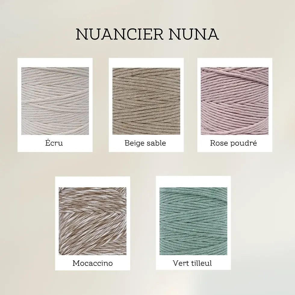 Miniature : Décoration Murale : Tenture Macramé et Bois Naturel - Suspension murale macramé - Déco bohème - Couleurs