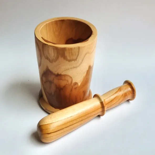 mortiers en teck - Déco cuisine - Art de la table - Déco bali - Fait main - Made in Indonesia - Décoration intérieur