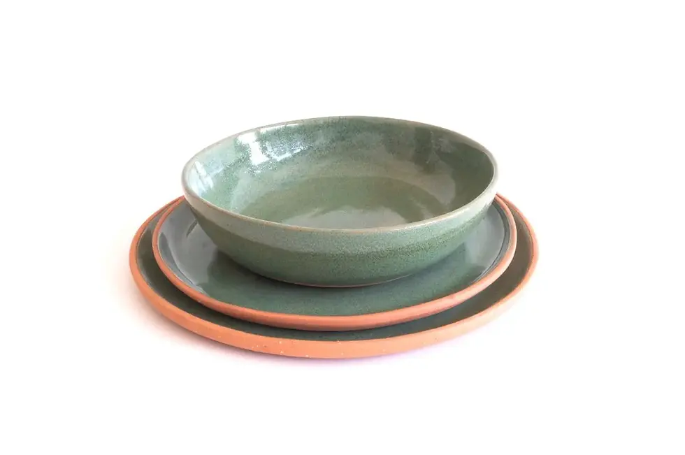 Thumbnail: Assiette Creuse en Céramique Sabi Sabi – Élégance et Authenticité - Fait main - Idée décos