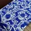 Thumbnail: Toile brodée bleu roi – Un chef-d’œuvre artisanal de Hidalgo - Fait main - Made in Mexico - Déco maison
