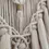 Thumbnail: Suspension Murale Décorative : Tenture Macramé et Bois Naturel - Décoration murale Bohème - Déco chambre