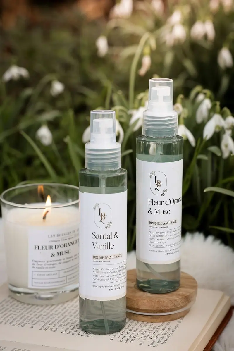 Brume d’ambiance végétale – Spray parfumé naturel et artisanal - Fait main