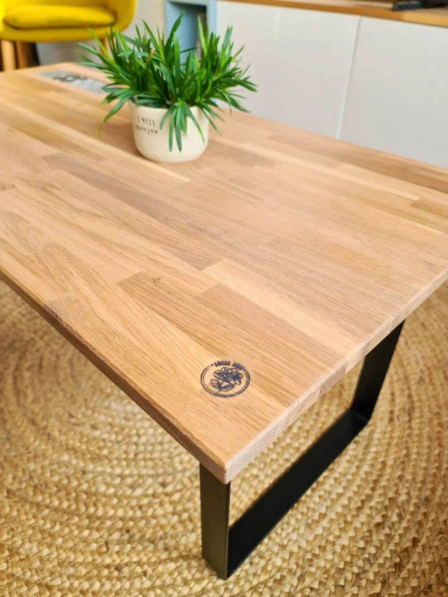 Table Basse en bois - Décoration intérieur - Mobilier en bois - Fait main - Made in France