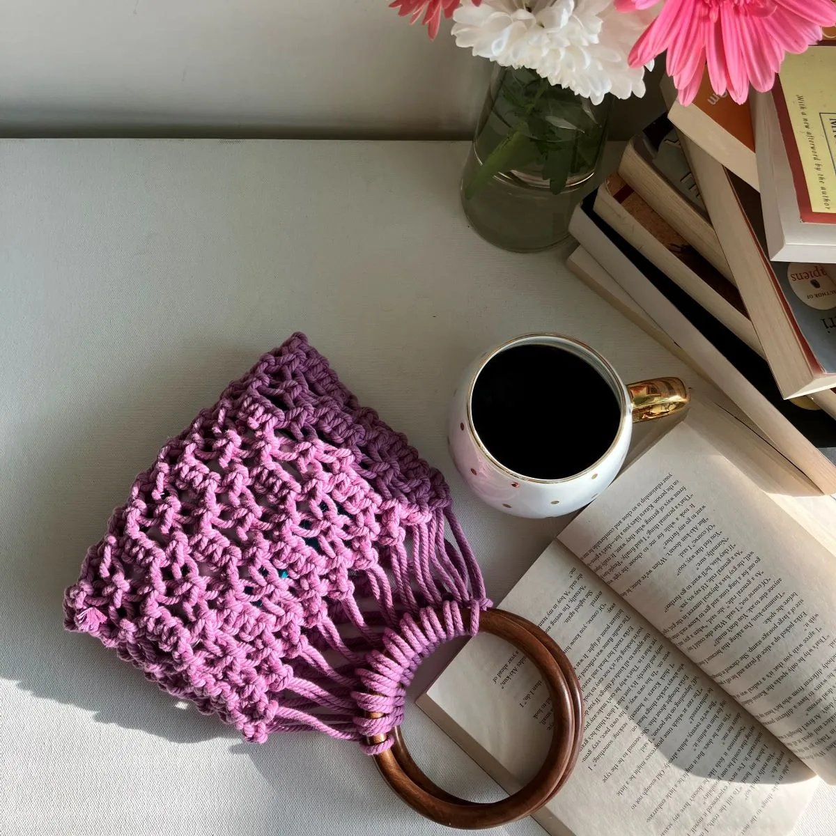 Petit sac décoratif - Sac à main - Idées de cadeux - Fait main