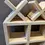 Miniature : L’étagère Morpion verticale – L’élégance artisanale au service de vos espaces - Fait main - Made in France