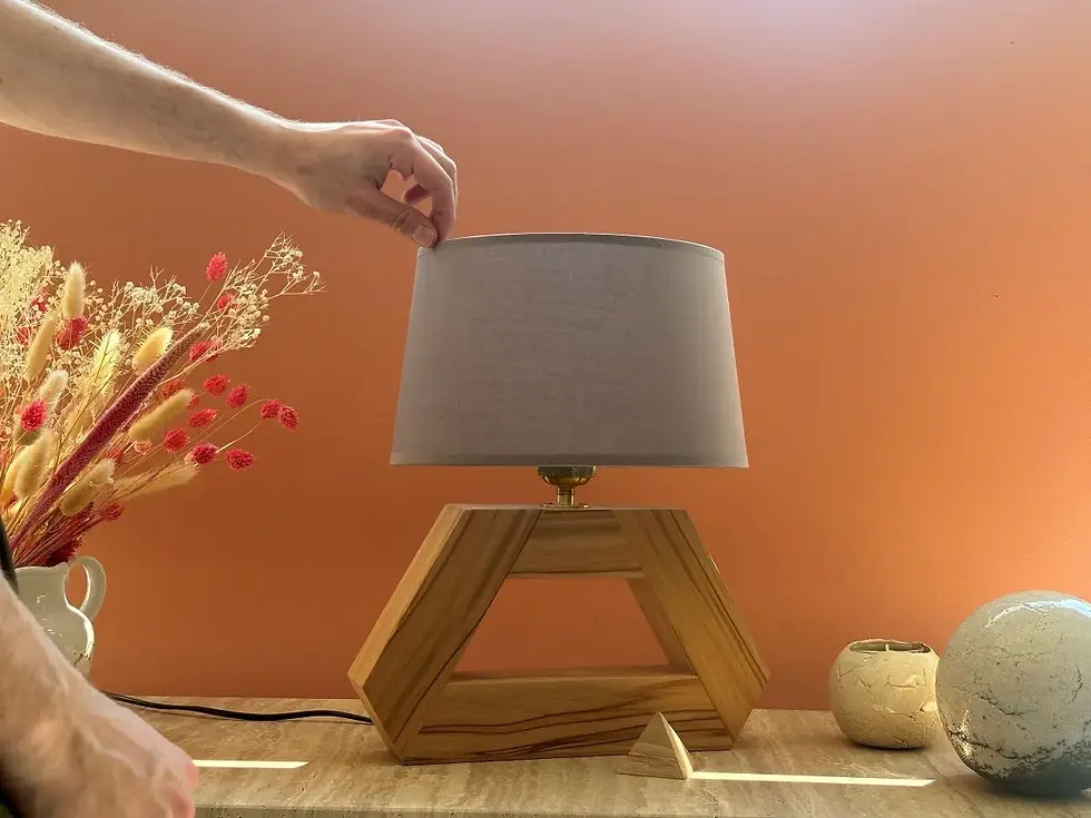 Thumbnail: Lampe moderne - Lampe salon - Lampe decorative - Made in France
