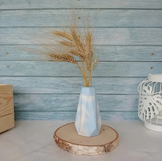 Vase en beton - Soliflore en beton - Vase décoratif - Soliflore décoratif - Fait main - Made in France - Décorarion intérieur