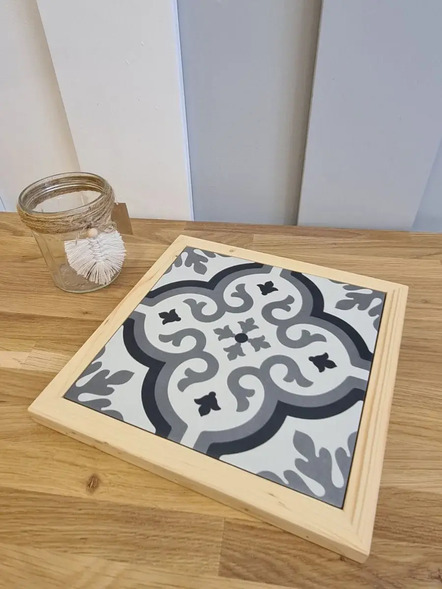 Thumbnail: Dessous de plat contour bois  - Deco table - Deco cuisine - Art de la table - Deco boheme