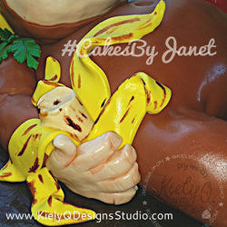 Curious George Inspired Cake