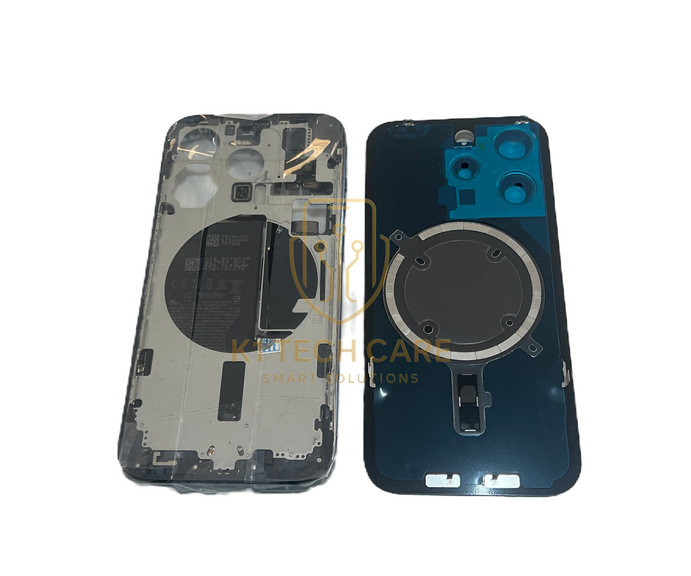 🔧 Original iPhone 15 Pro Housing – 100% Battery Health & New Back Glass
