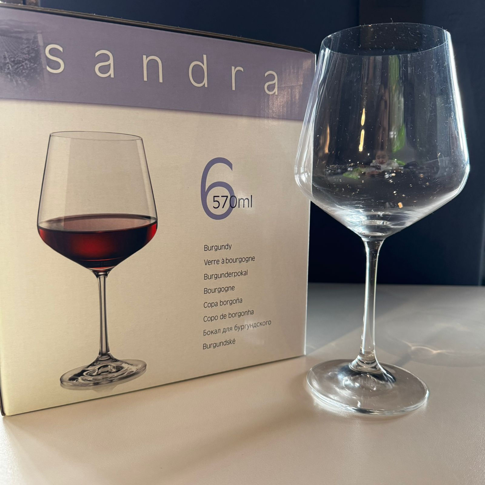 Home - Sandra Wine Glass 6 570ml