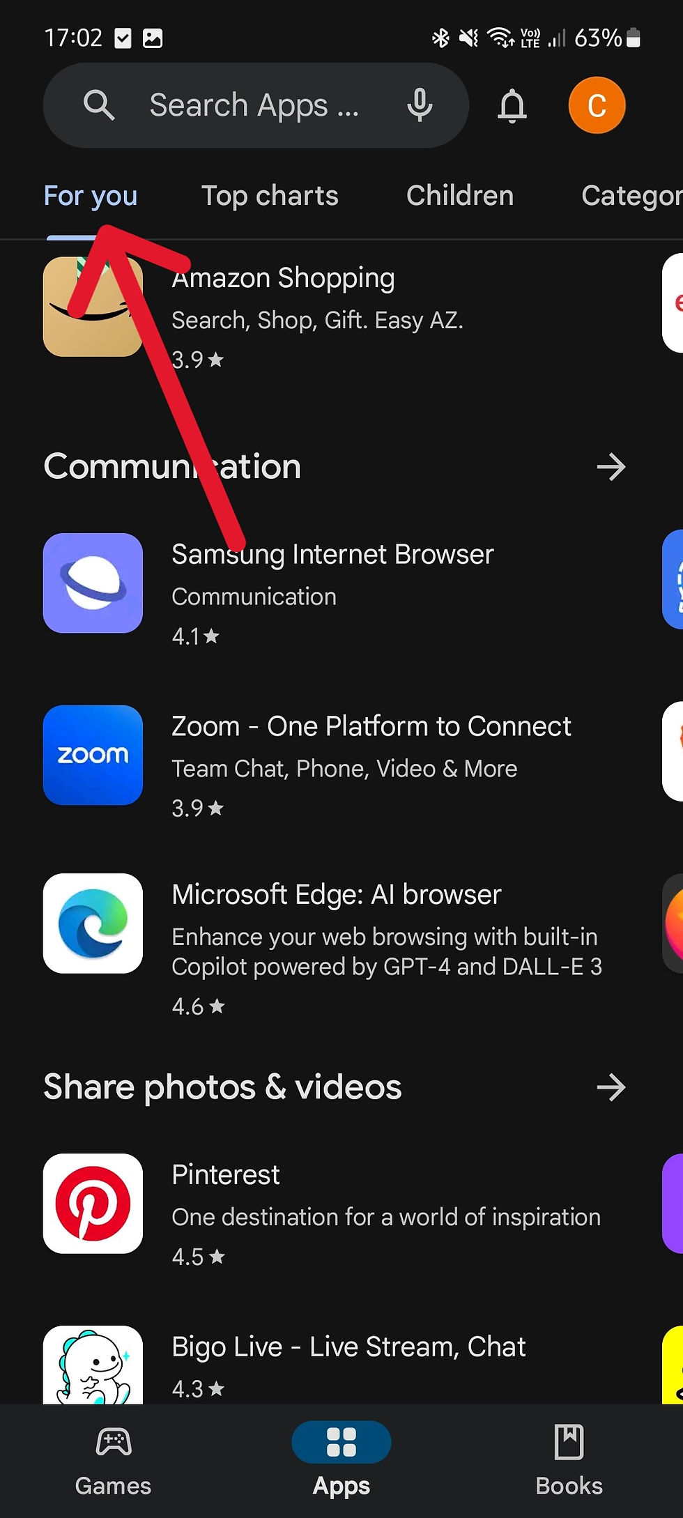 Google Play store for you