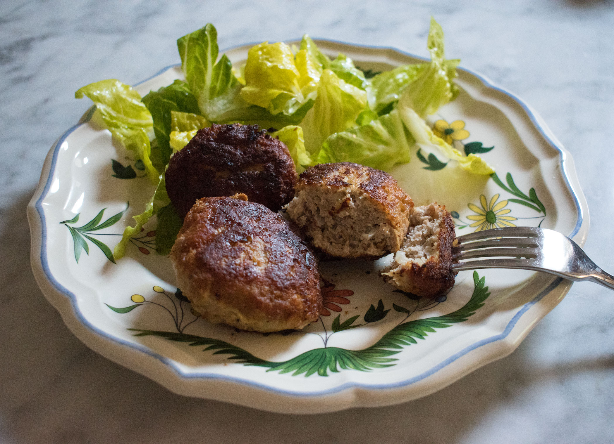 Faširane šnicle - pork burgers