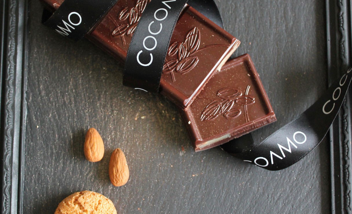 CocoaMo almond bar.