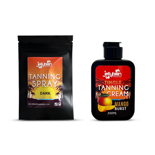 Dark Tanning Bundle Tingle Cream Jellybean Tanning