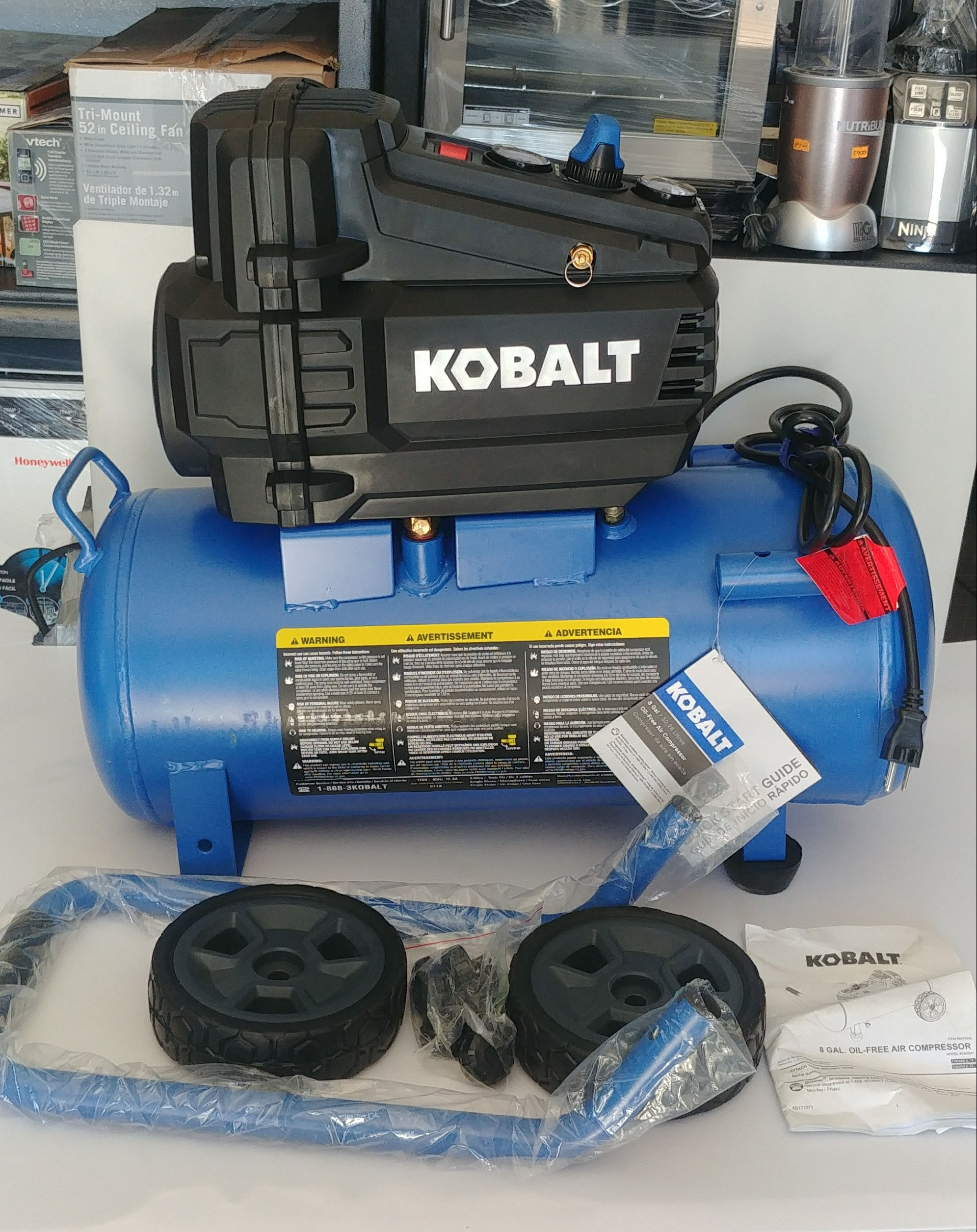 Compresor portatil cobalt 8gal/30.28lts