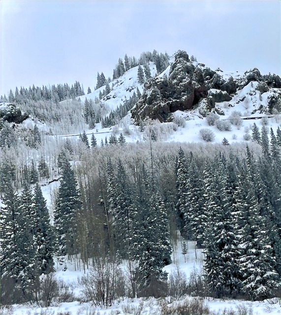 Red River Snow on Mountains