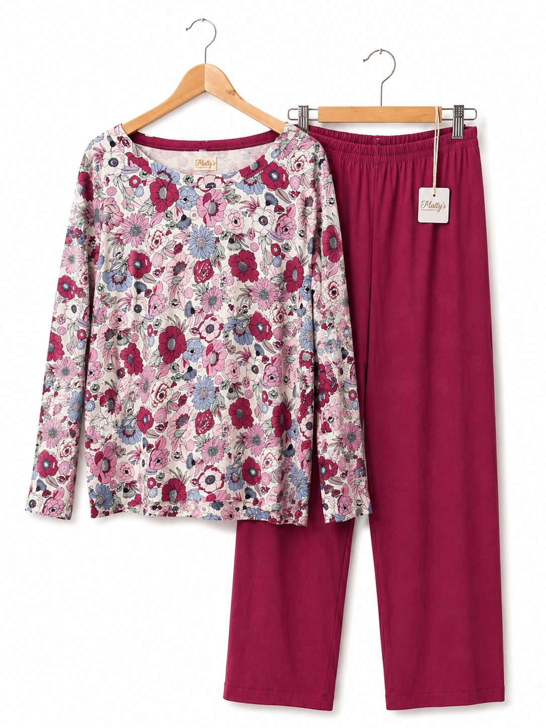 Einzelstück Blütenpoesie – Pyjama Set