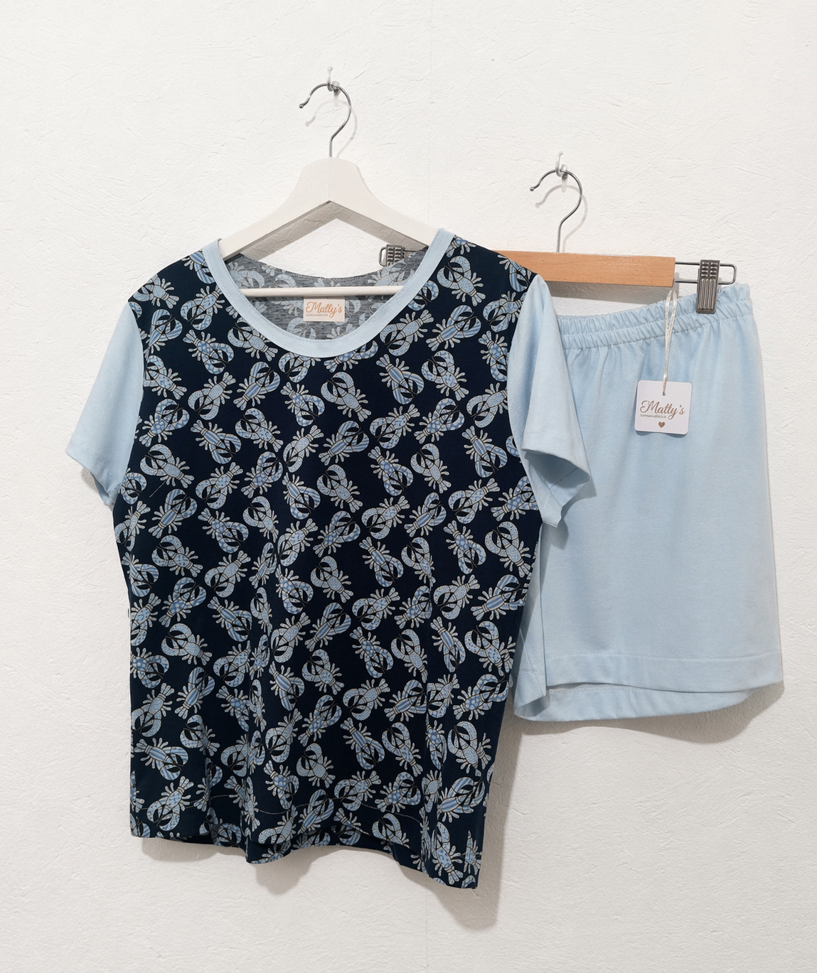 Einzelstück Küstenzauber – Pyjama Set