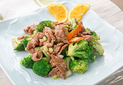 Arranged Food and Objects