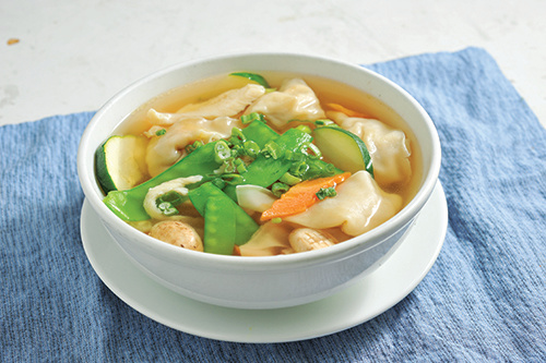 Arranged Food and Objects