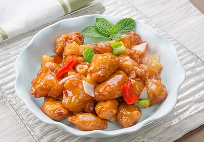 Arranged Food and Objects