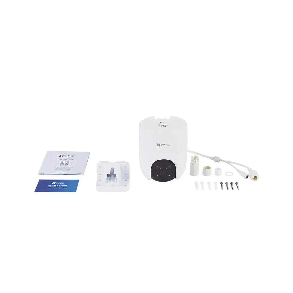 Miniatura: Cámara PTZ WiFi, 2 MP, 360°, Seguimiento Inteligente, Sirena, 4 mm, IR 30m, IP65