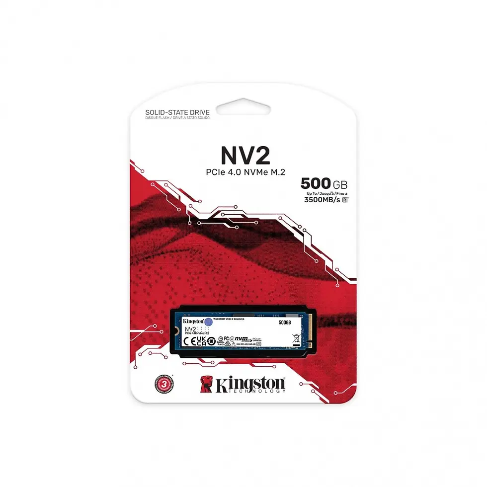 Miniatura: Unidad SSD Kingston NV2 NVMe, 500GB, PCI Express 4.0, M.2
