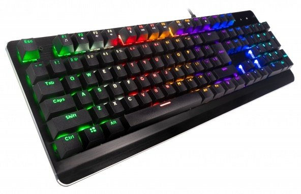 Miniatura: Teclado Gamer Ocelot Gaming OGMK01 RGB, Teclado Mecánico, Switch Azul, Alámbrico