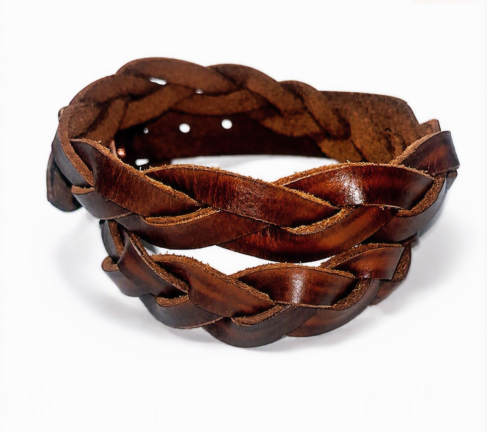 Leather belt