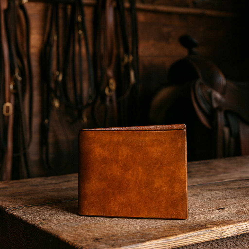 Handmade leather wallet