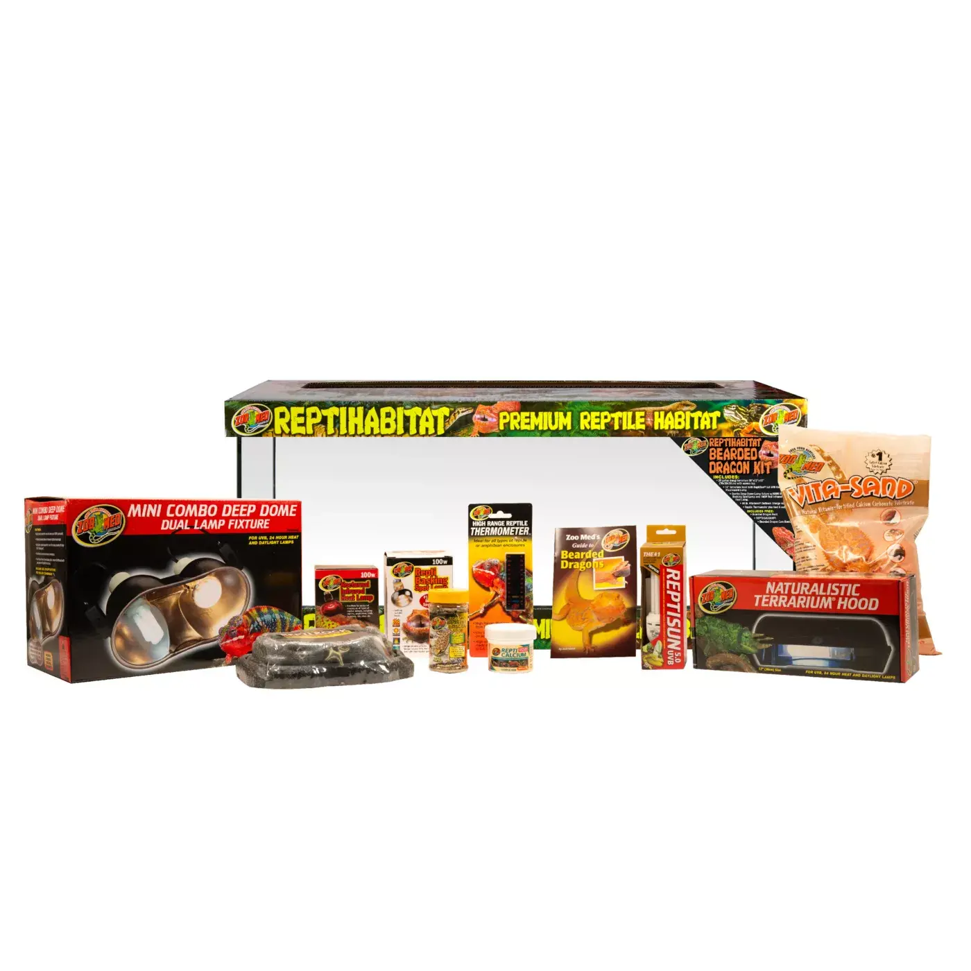 ZooMed Kit de terrarium pour reptiles dragon barbu 20 gallons