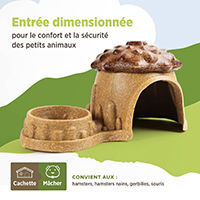 Living World Cachette comestible Noisonnette, brune