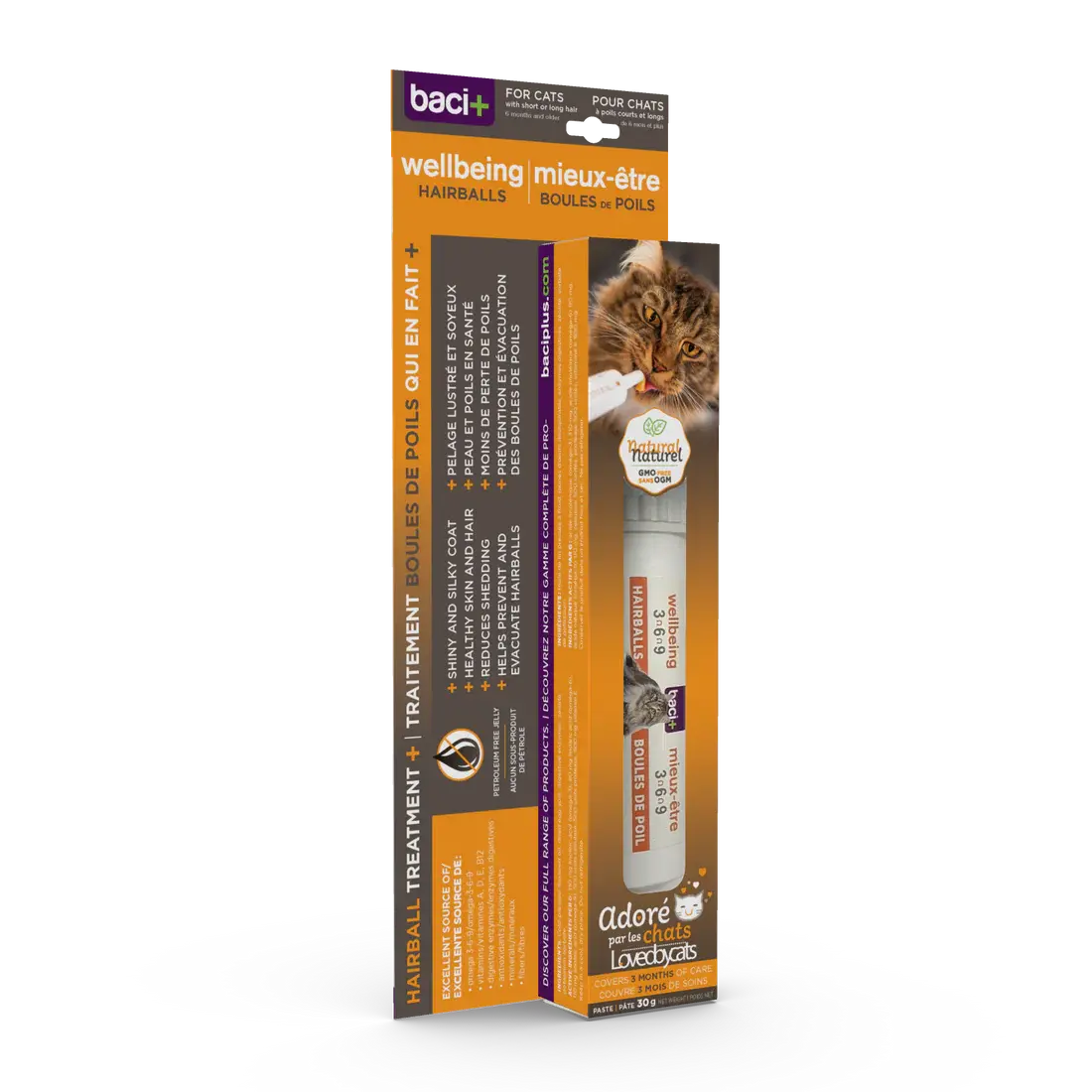 Baci+ Traitement pour boules de poils • Peau et pelage