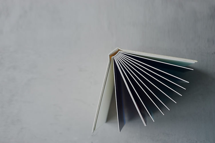 White Leather Photo Album