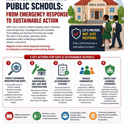 Decaying Infrastructure in Nigerian Public Schools: A Silent Crisis Threatening Learning and Safety(CONCLUSION)