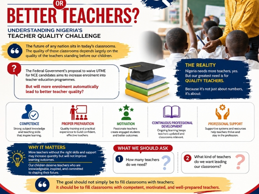 More Teachers or Better Teachers? Understanding Nigeria's Teacher Quality Challenge