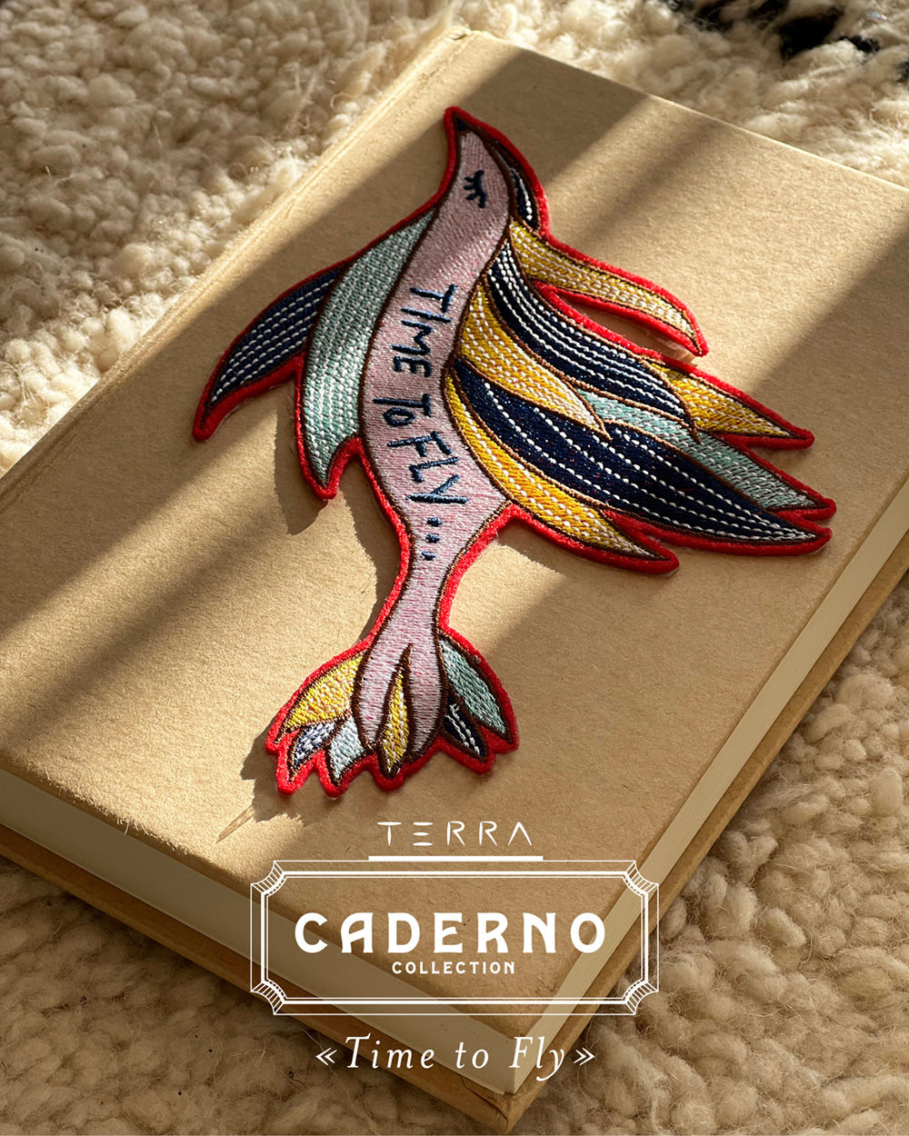 CADERNO "TIME TO FLY"