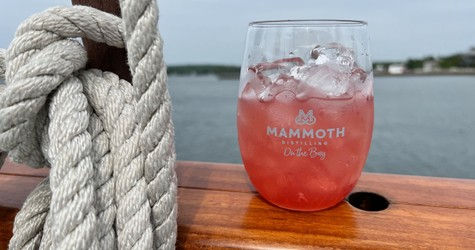 Glass of Whiskey on Grand Traverse Bay