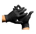 luva nitrilica preta