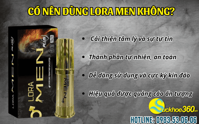 Có nên dùng Lora Men không?
