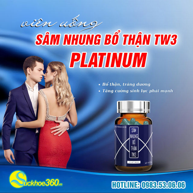 sâm nhung bổ thận tw3 platinum