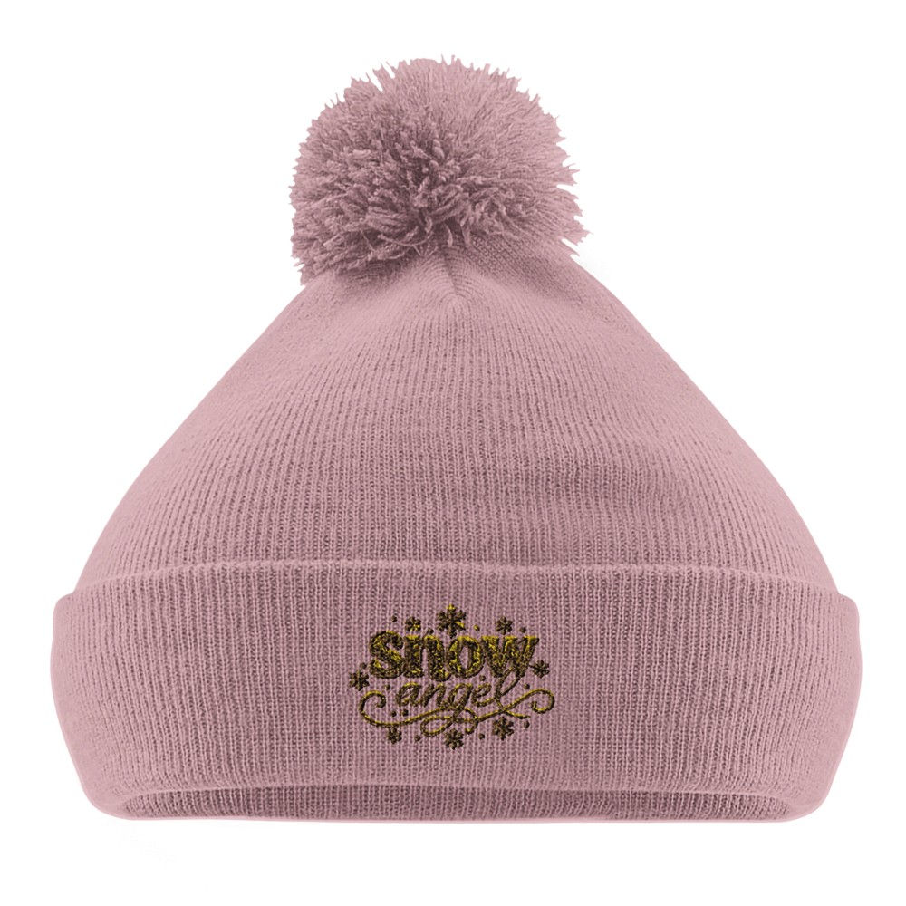 'Snow Angel' pompon wintermuts | Beechfield | Oudroze
