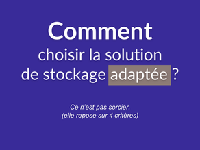 Guide Rayonnage : Comment choisir la solution de stockage adaptée ? Texte indiquant 'Ce n'est pas sorcier. (elle repose sur 4 critères)'. En bas de l'image, le logo 'Mino & Lorenzini SA' avec la mention 'Groupe PROVOST' en dessous.