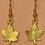 Thumbnail: Fall Maple Leaf Earrings