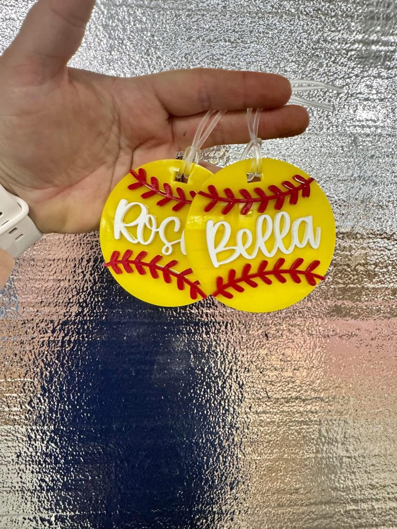 Softball Bag Tags