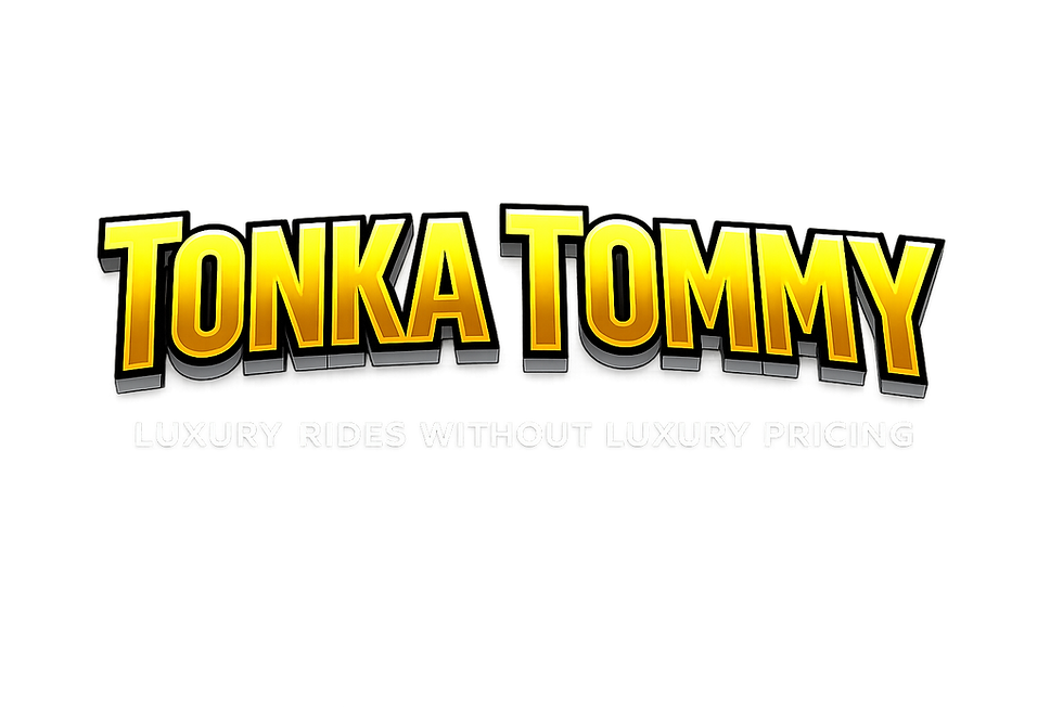 Tonka Tommy luxury rides logo.png