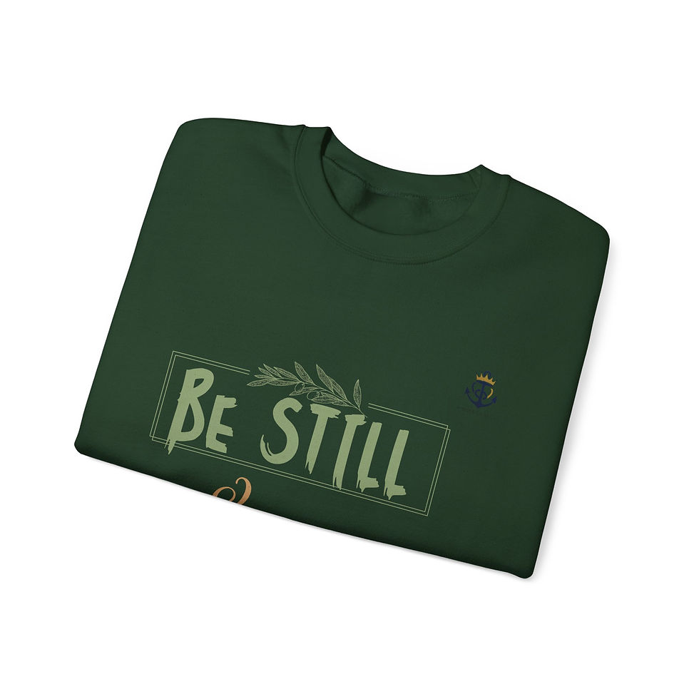 Thumbnail: Be Still & Know Crewneck Sweatshirt - Unisex Heavy Blend™